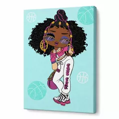 Картина по номерам Ideyka (KHO6285) L.O.L. Surprise! Tweens Hoops Cutie, 30х40