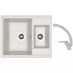 Мойка кухонная со смесителем Dr.Gans Astra 620K + SanDonna F 1069 gri