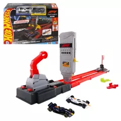 Mașină Hot Wheels JNN35 Set de joacă Racing Start în viteză: Duel