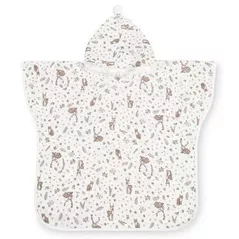 Accesoriu pentru baie Sensillo 50031 Poncho din muselină Iepurași Alb