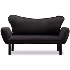 Canapea Trendy Chatto Negru, 65x70x140cm