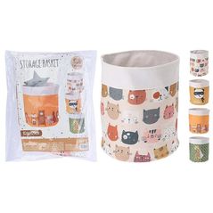 Короб для хранения Promstore 49676 Cos textil Kids D24x29cm Africa fără manere, poliester