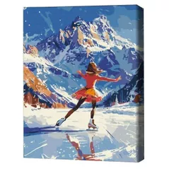 Tablou pe numere BrushMe BS54113 40x50cm (în cutie) Dans pe gheață