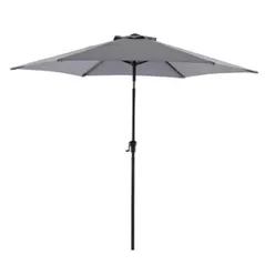 Umbrelă de gradină Hydro S 0431001, pe picior, Gri