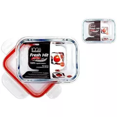 Container alimentare Fackelmann 45287 0.37l, 15x11x6cm, стекло