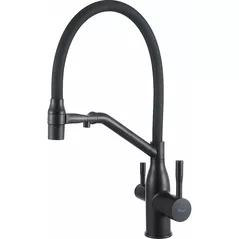 Bateria bucătărie Frap F 4397-6 (chiuveta plus flexibil) Alama NEGRU