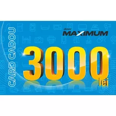Certificat - cadou Maximum 3000 MDL