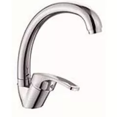 Смеситель кухонный Rossa 49094 MPN4127 cu pipa "F" crom, Bianca