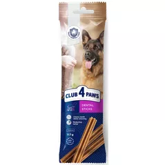 Hrană pentru animale de companie CLUB 4 PAWS 24230991 Snack Premium, pentru îngrijirea dinților, pentru câini adulți, rase mari, 18x117 g