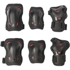 Echipament de protecție Rollerblade 069P0200741 Skate Gear Junior 3 Pack Black XXS