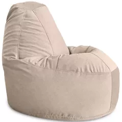Кресло-мешок BeanBag BM5888, Люкс из велюра, XL, песочный