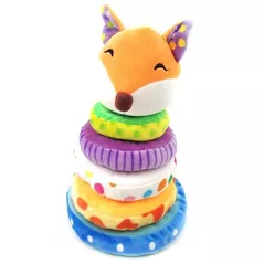 Мягкая игрушка miscellaneous 7630 Piramida moale in cutie Vulpe, Elefant 592048/49