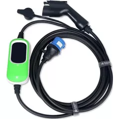 Зарядная станция Rheidon Tech PC100-7K2-T1, încărcător portabil p/u mașini electrice Type 1, 7.2 kW, 32A, 230V (Monofazat)