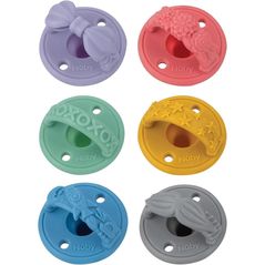 Пустышка Nuby NV02007S Силиконовый прорезыватель-пустышка (3m+)