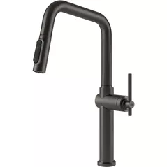 Bateria bucătărie Gessi 60852-707 Habito Black Metal Brushed PVD