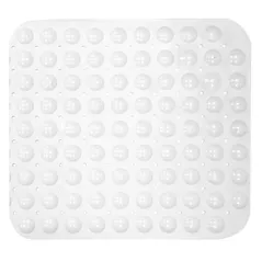 Коврик для ванной Bisk 71377 Covoras dus antiderapant, 55x55, alb