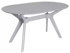 Стол Evelin di Costacurta Raffles Oval White, 1500x900x750 (нераскладной)