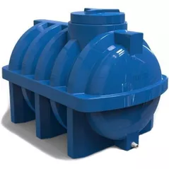 Duș de vară Uniplast 37258U Rezervor apa 1000 L orizontal, oval (albastru) cu stut D. 3/4", fortat 147x109x121 cm