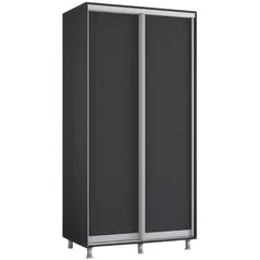 Dulap Mobildor-Lux Aron cu uși glisante (100x60x230H cm) Anthracite