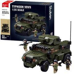 Конструктор Sluban B1179 Vehicul blindat de asalt Typhoon VDVs, scara 1:35, 471 elem.