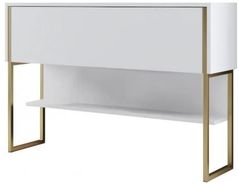 Masă Trendy Luxe, AurAlb, 120x80x30cm (GTR005830)