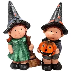Садовая фигура Promstore 45096 Halloween Мальчик / Девочка 26cm