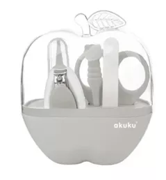 Set pentru îngrijirea bebeluşului Akuku A0473 Apple Case grey