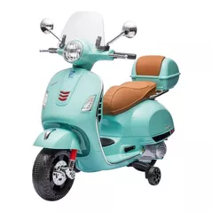 Mașină electrică pentru copii Chipolino ELMVE0251TG Мотоцикл Vespa GTS Super teal green