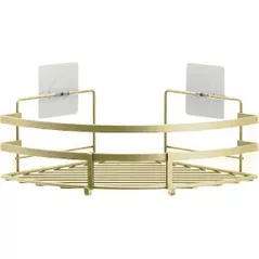 Полка для ванной Teknotel ST107 metal auriu 24x24x11,5cm