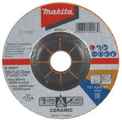 Диск отрезной Makita B-66927 Disc abraziv gran ceramica 125x7.0x22.23