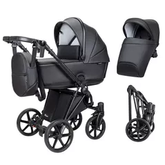 Детская коляска Angelina Carucior 2in1 Enigma Eco Black Ecco-10