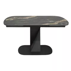Стол Deco Novara 1400-2000x850x760 (HT2592-GN) Black (HY-271)