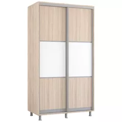 Шкаф Mobildor-Lux Aron-S 1.0m-1.8m uși glisante din PAL orizontal (120x60x230H cm) Sonoma