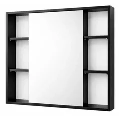 Зеркало для ванной Mashtab 11859 Toledo 800x155x730 Negru Mat