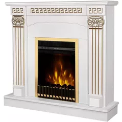 Камин электрический ArtFlame Calisto & Gala gold, 1020x1100x300mm, Alb