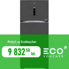 Frigider cu congelator sus Grundig GDPN67830FXRW