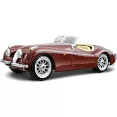 Mașină Bburago 18-25061 KIT 1:24-Jaguar XK 120 roadster dark red