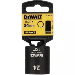 Set de tubulare, bite, duze DeWalt DT7541 Cap hexagonal impact DT7541 (Scurte) 24mm 1/2