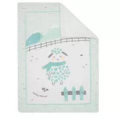 Комплект подушек и одеял Kikka Boo 31103020149 Paturica super moale Sherpa Sleepy Sheep, 80/110cm