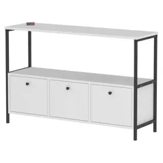 Raft de birou Bofigo Dressuar, 122x36x80 cm, Alb (29-03-01)