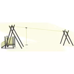 Канатная дорога для детей PlayPark 1503 profesionala 35m - Set PROFI