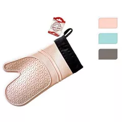 Аксессуар для кухни James.F 37878 Прихватка-рукавица силиконовая 31cm, 3цв