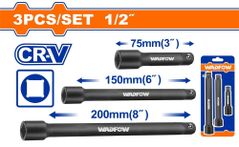Набор головок, бит, насадок Wadfow WMS7403 Set prelungitoare antrenor clichet 3buc. 1/2" impact