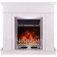 Камин электрический ArtFlame Rodos & Galileo silver, 1000x1034x300 mm, Alb