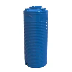 Duș de vară Uniplast 37082 Rezervor apa 500 L vertical, ingust, oval (albastru) cu stut D. 1/2" 69x171 cm