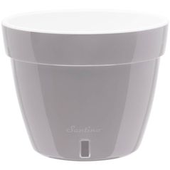 Ghiveci pentru flori Santino Asti (18.0L, Gri/Alb)