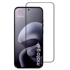 Стекло защитное для смартфона Helmet WOO Tempered Glass 5D Moto G67, Black