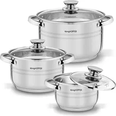 Набор посуды Konighoffer Набор посуды Bari Silver 6pcs