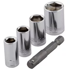 Набор головок, бит, насадок Wolfcraft 2413000 Set de chei tubulare 5piese