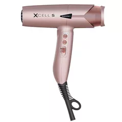 Фен Gamma Plus Xcell S negru/roz